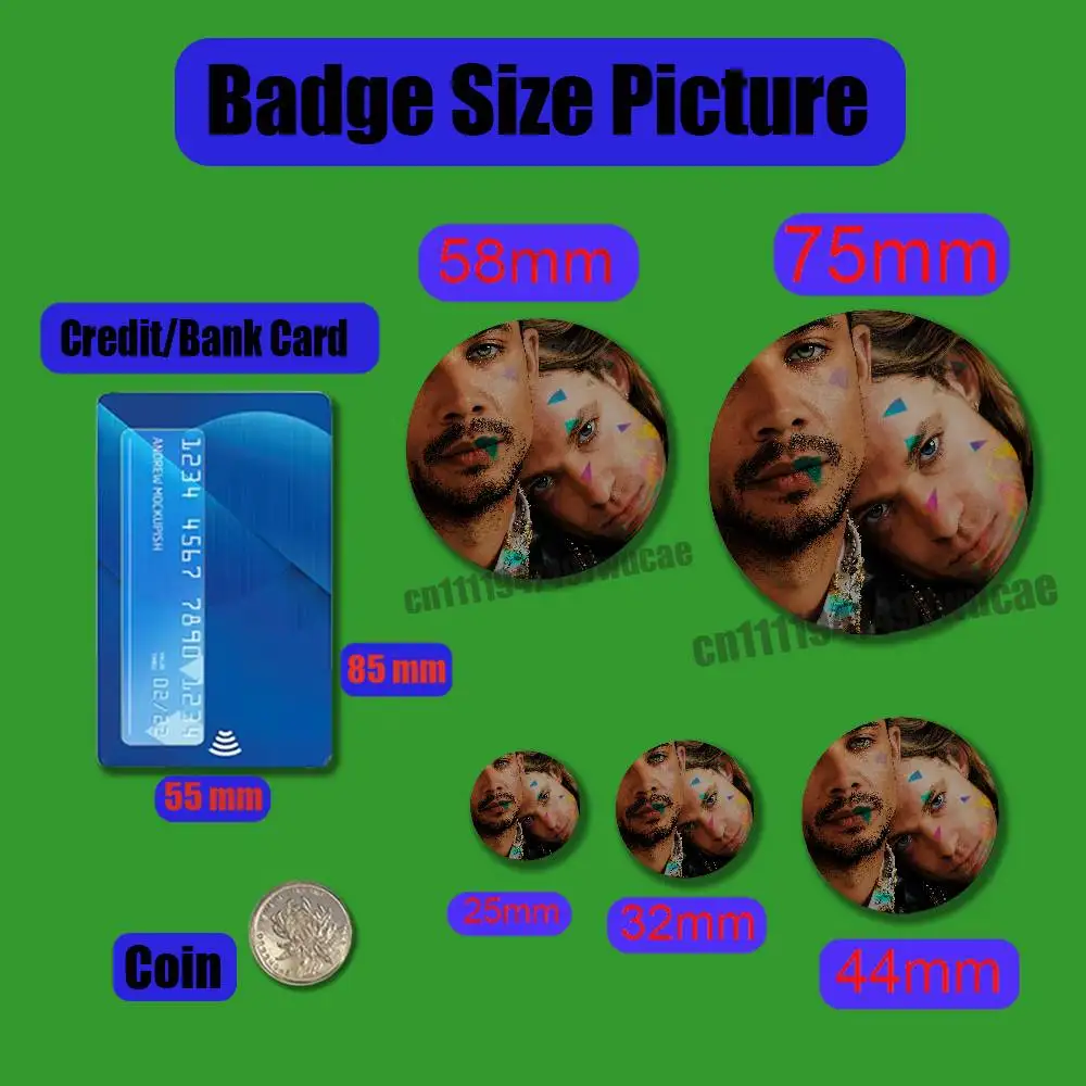 For I-Interview With The Vampire Sam Reid Lestat De Lioncourt Badge Cover Custom Pin Insignia Emblem Round 25mm 44mm Laser Film