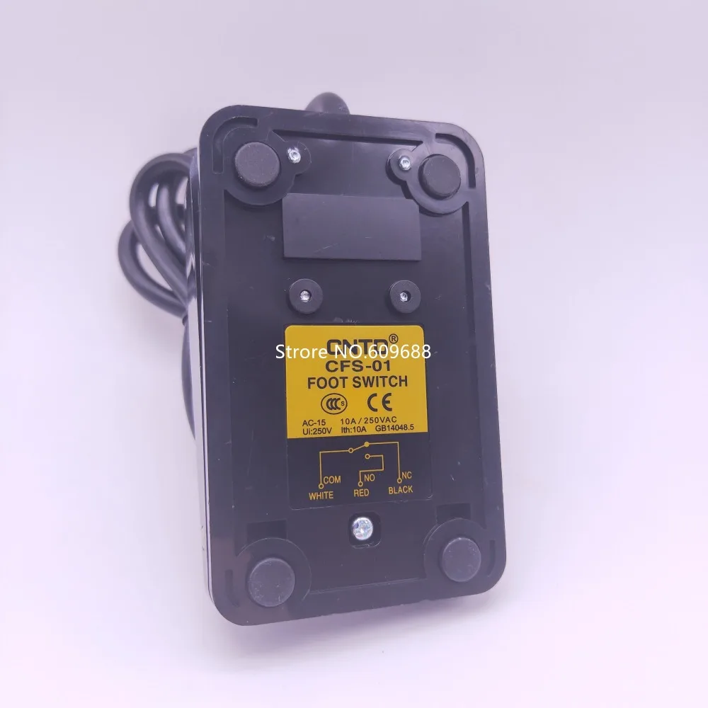 Cntd CFS-01 풋 스위치 페달 스위치 순간 스위치 1 미터 와이어