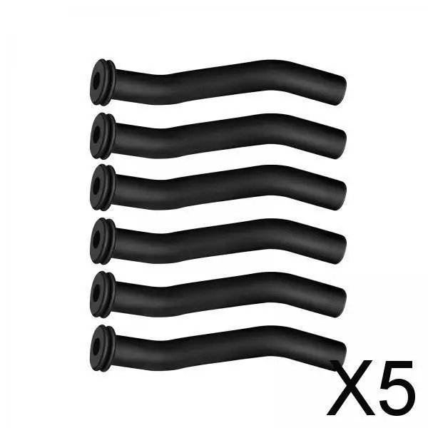 5X 6x Lawn Mower Vacuum Hose 596163 Easy to Install Professional Black