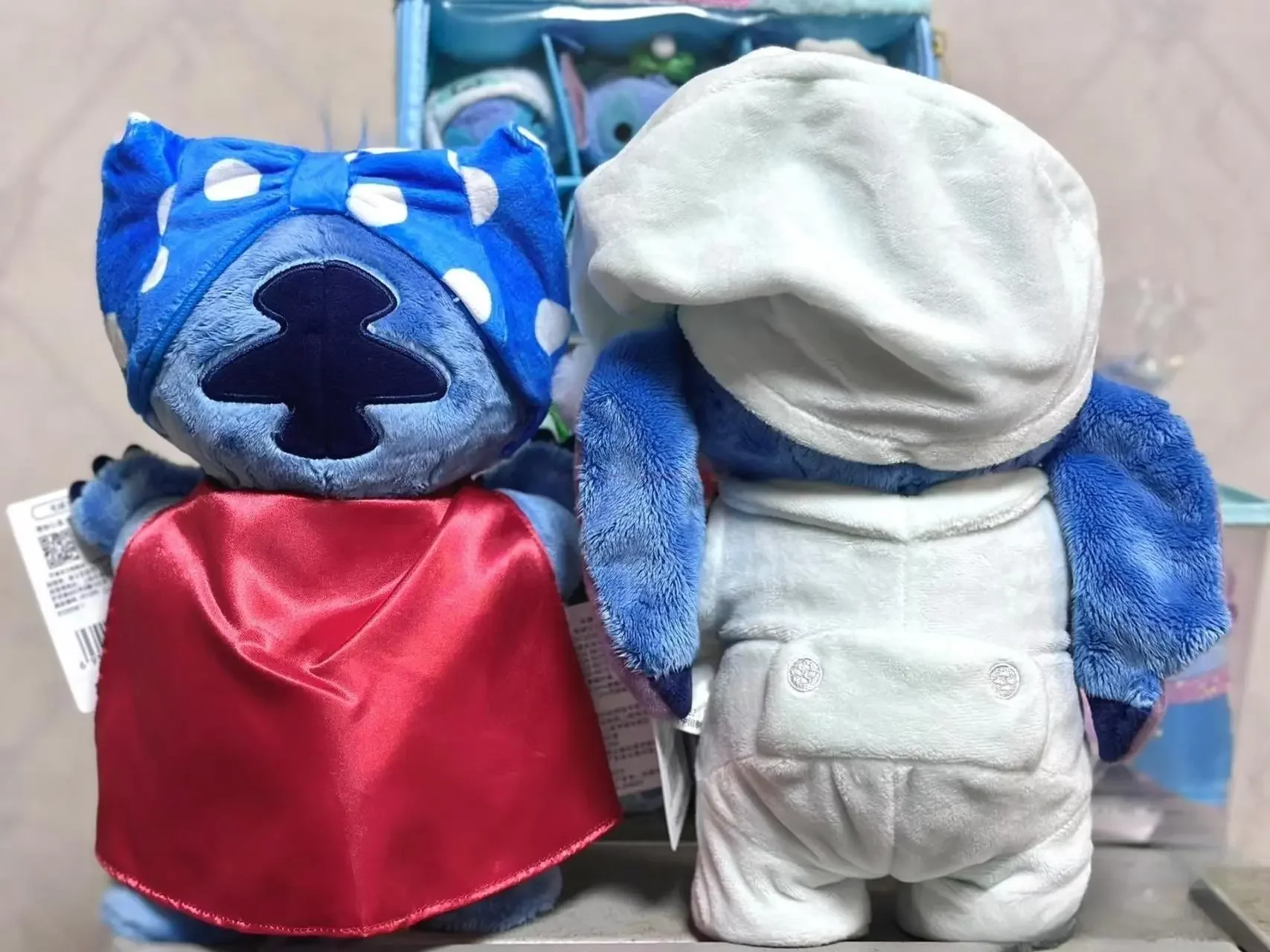 In Stock 30cm New Disney Lilo & Stitch Pajamas Cloak Stitch Doll Stitch Girl Cute Birthday Gift