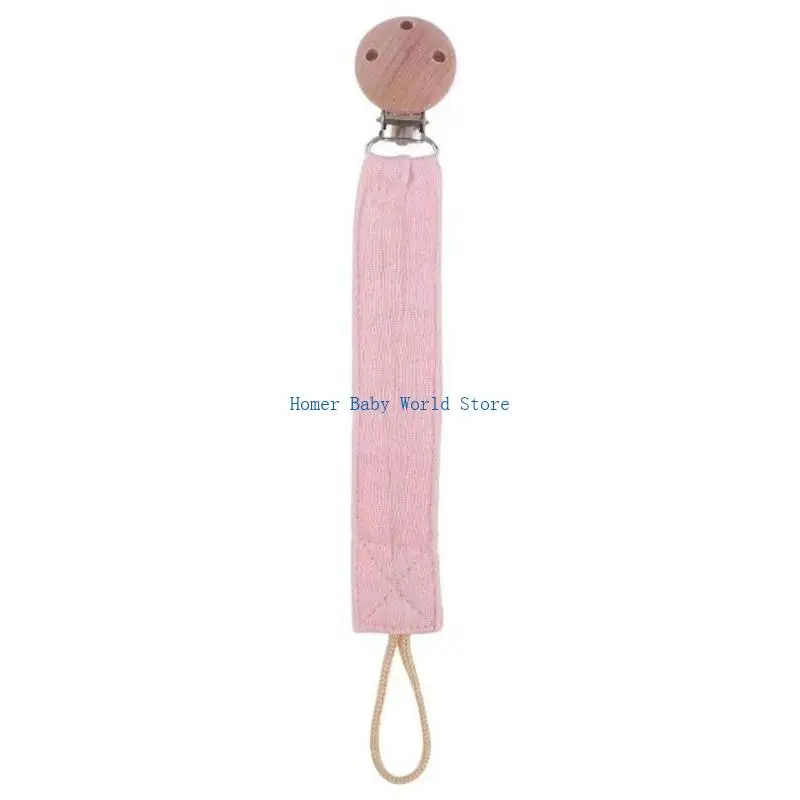 

B2QD Хлопково-льняная соска-пустышка с держателем поводка и ремня для кормления младенцев и прорезывания зубов