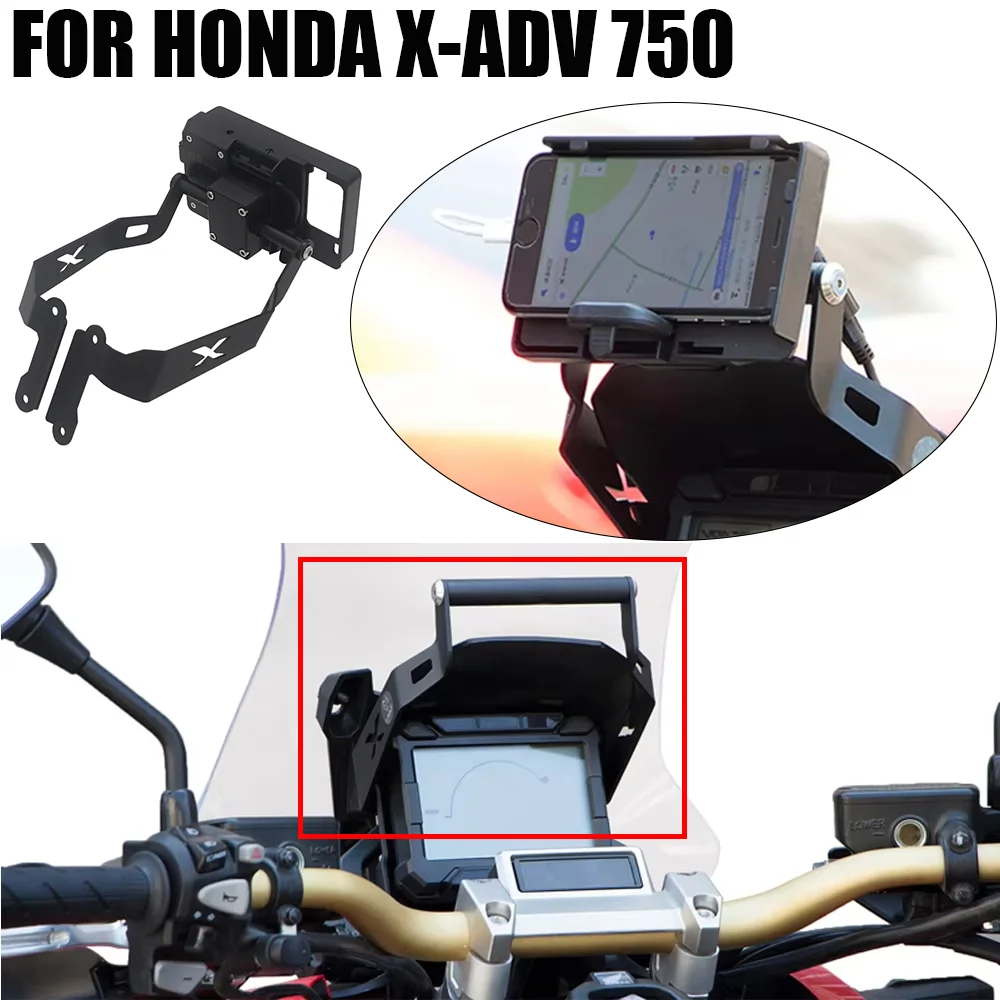 

Mobile Phone Navigation Bracket GPS front Stand Holder Accessories For HONDA X-ADV750 X-ADV 750 XADV 750 XADV750