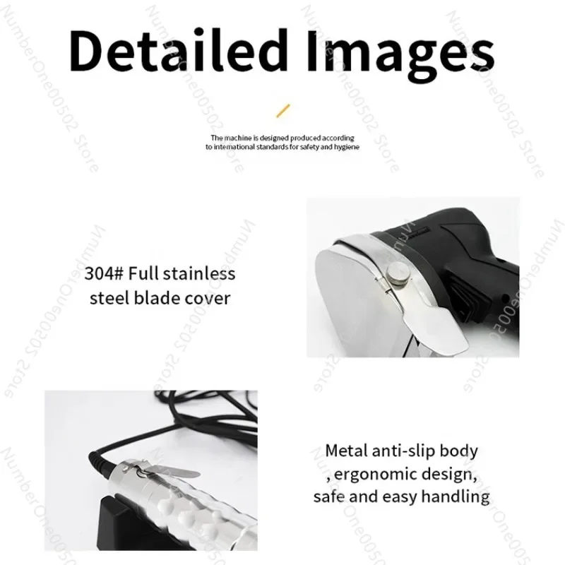 

Электрическая ручная коммерческая мясорезка из нержавеющей стали для кебаба, донера и жареного мяса