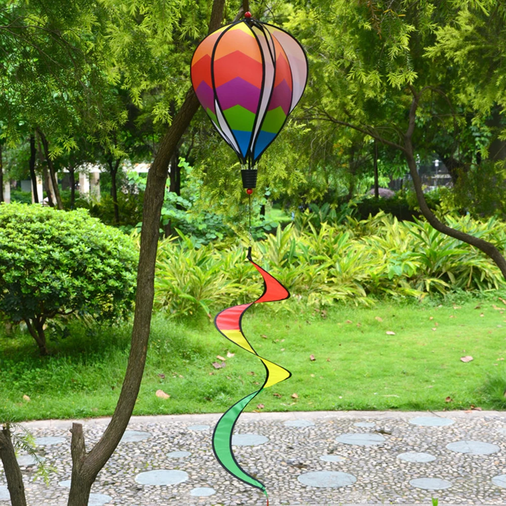 

Durable Air Balloon Wind Pinwheel Vibrant Colors Decorate Your Garden with Style for Terrace Balcony and Porch