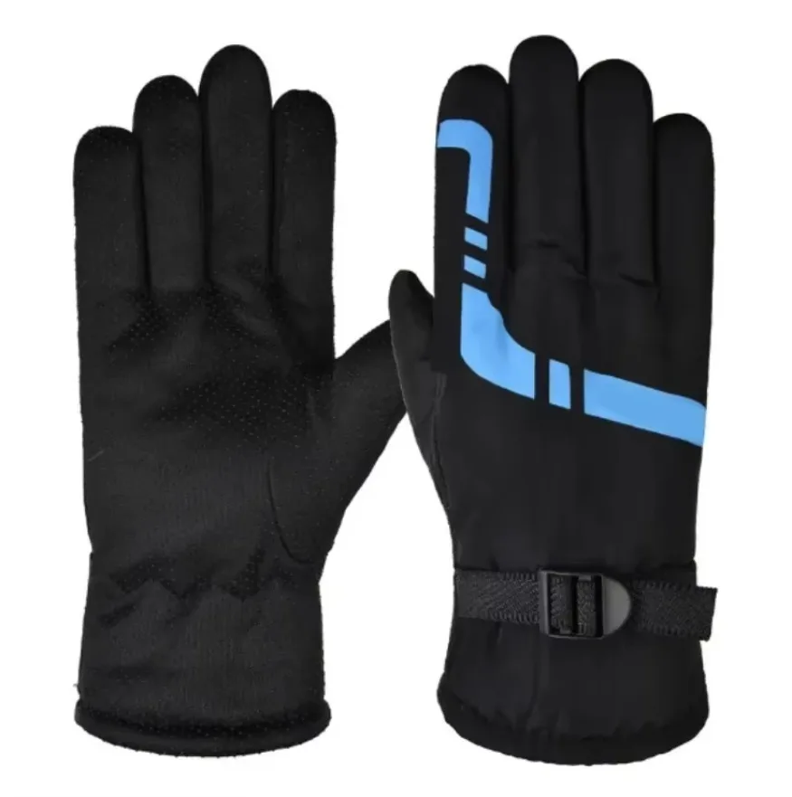 Winter Men's Ski Sports Motorcycle Gloves Thick Warm Fashion Ski Motorcycle Gloves 1SET