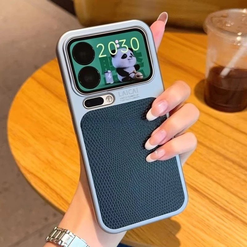 حافظة جلدية PU غير لامعة بنمط سحلية عالية الجودة لهاتف Xiaomi 17 Pro Max 17Pro غطاء حماية فائق النحافة بلون سادة مضاد للانزلاق #1