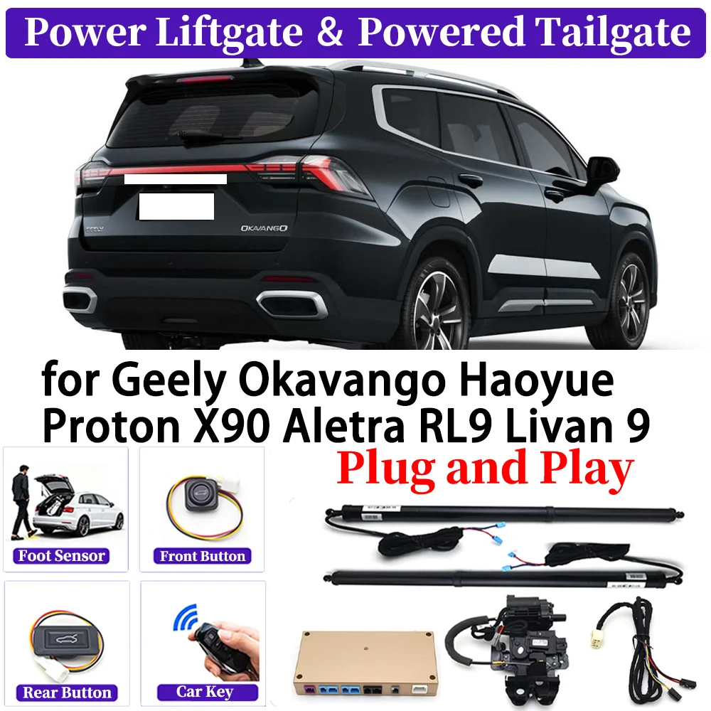 

for Geely Okavango Haoyue Proton X90 Aletra RL9 Livan 9 OEM Car Automatic Power Liftgate Kit Smart Auto Electric Tailgate System
