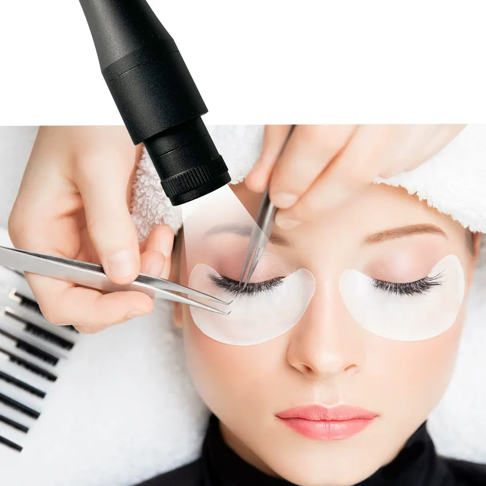 

5 Вт 10 Вт белый свет ультрафиолетовая УФ-лампа Регулируемая световая точка Наращивание ресниц Лампа для отверждения прививки 1/2 бутылки клея