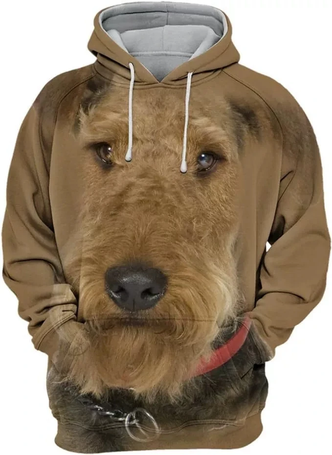 Fashion Dog 3D Print Hoodie Men Women Hoodies Streetwear Oversized Pullovers Hooded Sweatshirts Male Tops Tracksuit Men