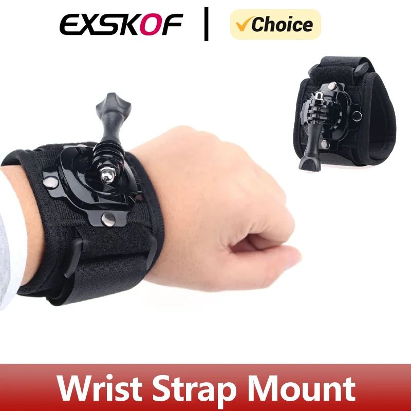 360° Rotatable Wrist Strap Mount For GoPro Hero 12 11 10 9 8 7 6 5 SJCAM AKASO Insta360 X2 X3 DJI Osmo Action Camera Accessories