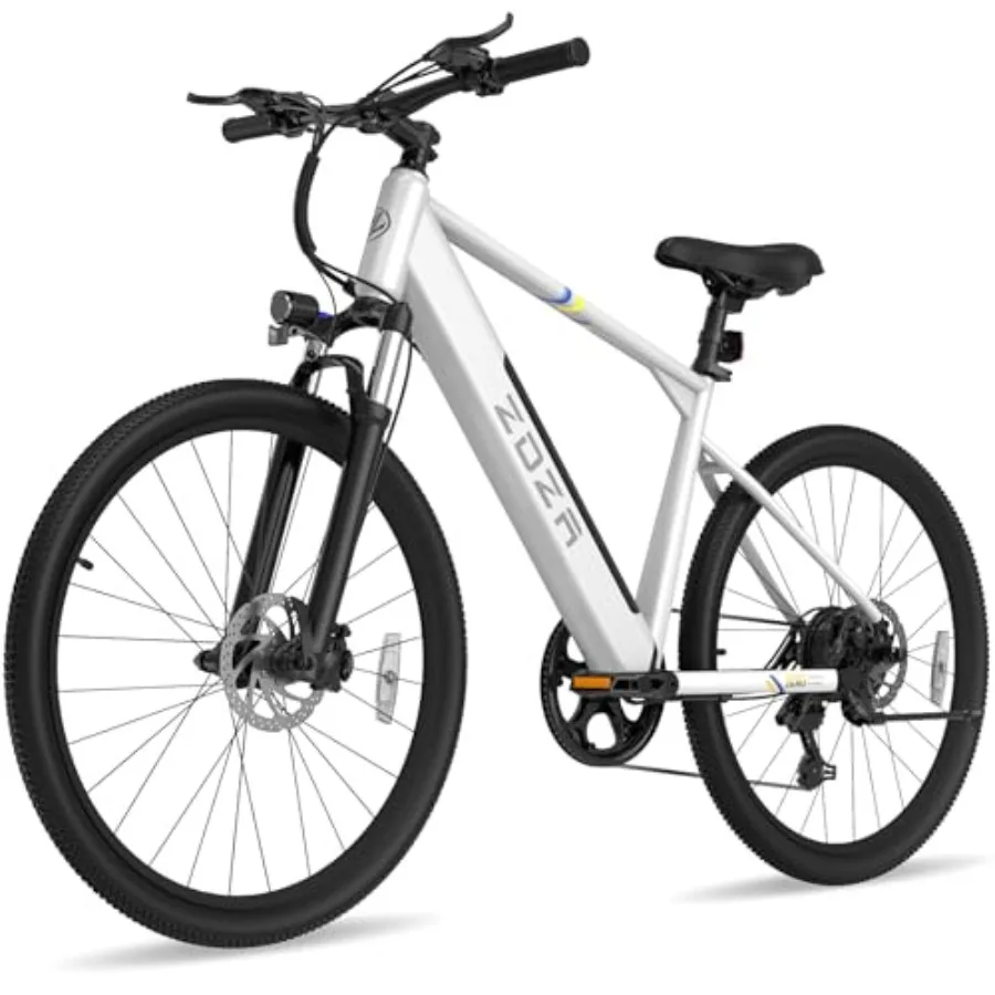 

Electric Bike for Commute Aluminum Alloy Frame Black 1000W Peak Motor with 40 Miles Range 22 Mph Speed 7-Speed Gears Colorful L