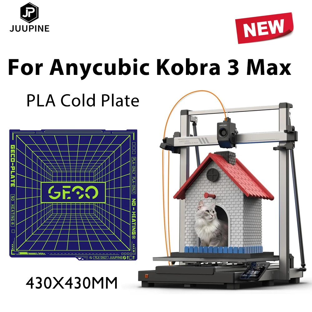 JUUPINE Geco Plate for Anycubic Kobra 3 Max 430x430