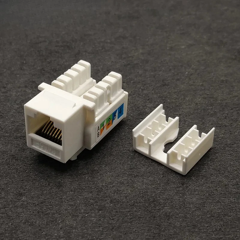 10pcs Cat5E 110 Punch Down Keystone Jack RJ45 CAT5 Network