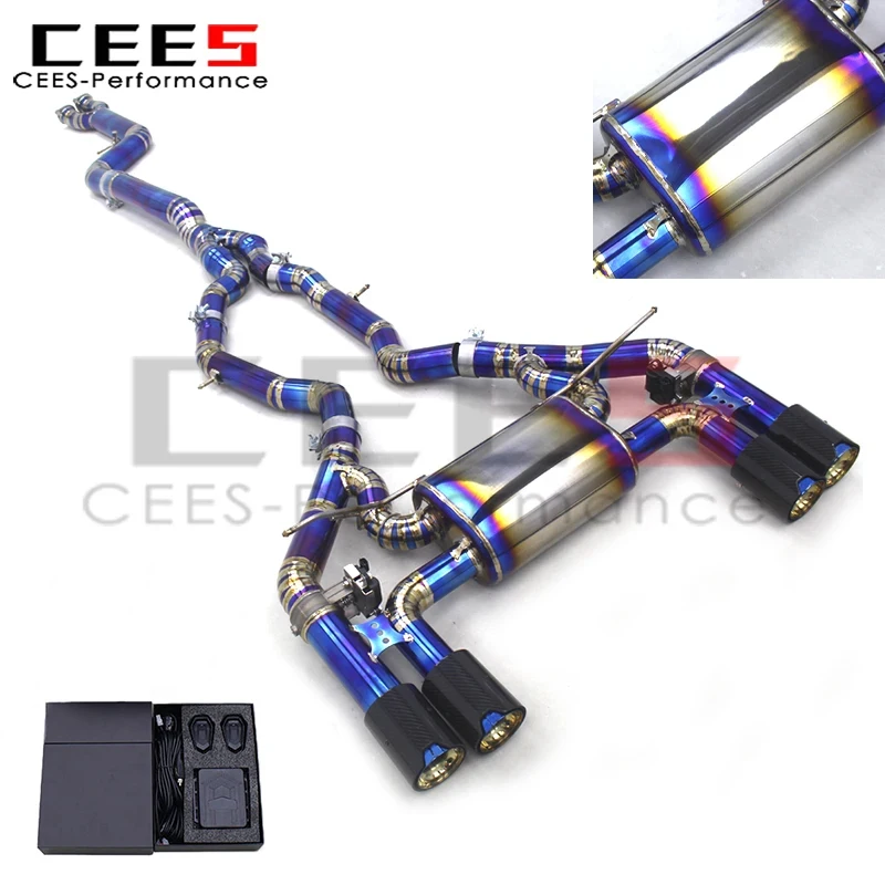 

cees 2018-2023 BMW M2C M2 Competition F87 3.0T Catback Exhaust System Best Seller Valved Muffler Exhaust Pipes Assembly