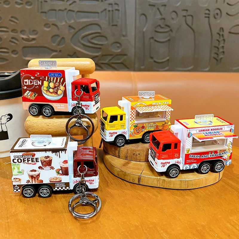 

Креативный новый брелок-подвеска из сплава в виде машинок (кофейная, барбекю-машина) с функцией отката назад, забавные антистрессовые игрушки для студентов, милый подарок