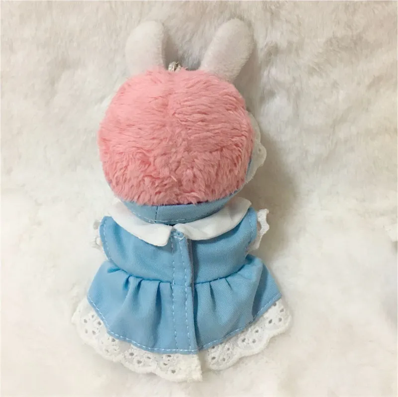 10cm Cotton Cartoon Doll Clothes Handmade Maid Dress Headband Apron Korean Popular Plush Doll Gift COS Set