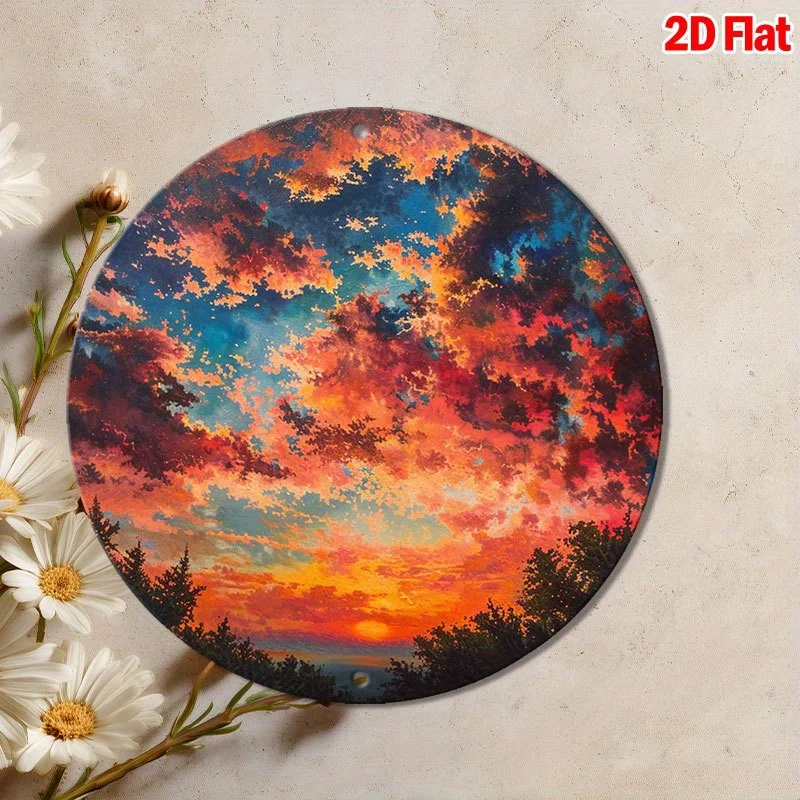 2D Flat Decorative Signs And Plaques 2D Flat, 1pc 2D Flat Wall Decoration Triangular Gable Wall Hanging Classic Wall Art Colorfu