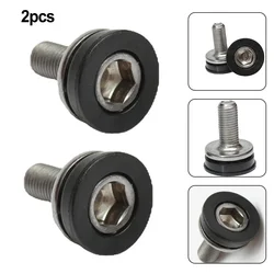 2pcs Mountain Bicycle Practical Hex Head Crank Bolts M8x15mm Waterproof Sealing Metal Screw MTB Cycling Accessories