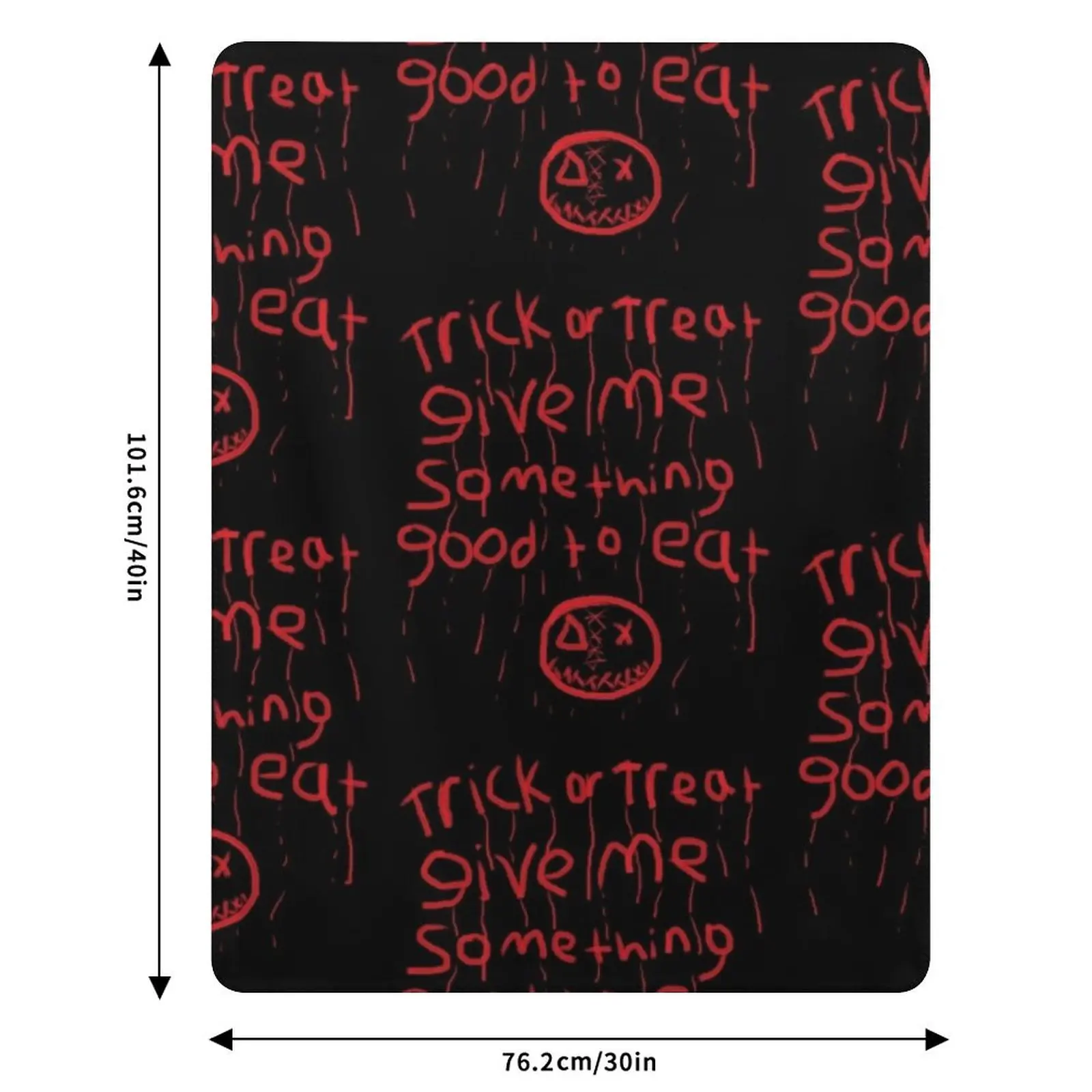 trick r treat sam bloody writing Throw Blanket For Baby anime christmas decoration Moving Fashion Sofas Warm Blankets - view 6