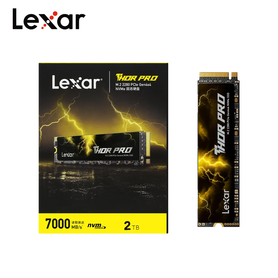 Lexar THOR PRO PCIe 4.0x4 M.2 2280 NVMe SSD Hard Drive 1TB 2TB 4TB