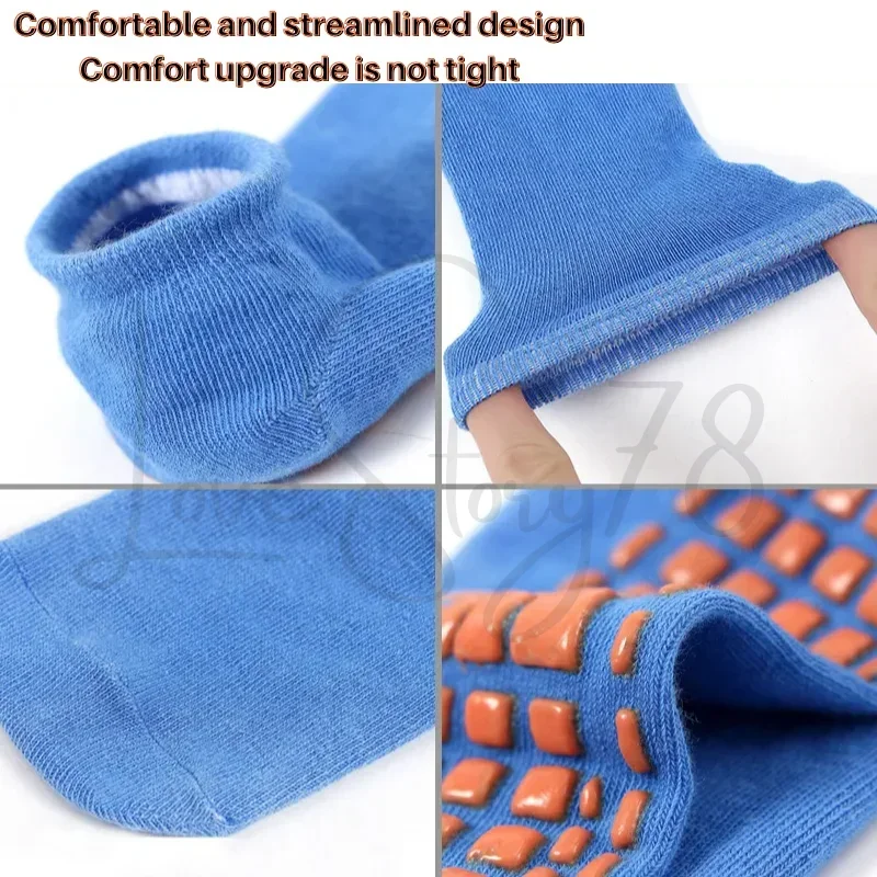 جوارب قصيرة مرنة صبي فتاة خارج الاطفال الكبار المضادة للانزلاق جورب الترامبولين جورب القطن تنفس الأسرة الرياضة اليوغا الجوارب