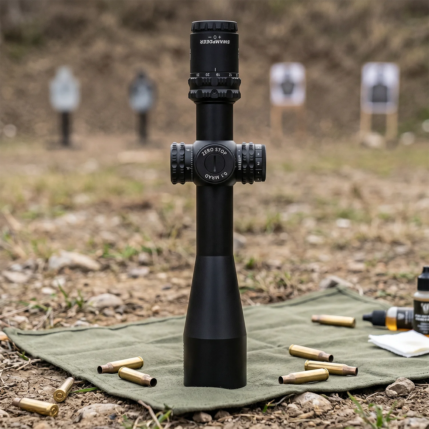 SWAMPDEER FXHD ZERO STOP 6-24X SFIR FFP Tactical Rifle Scope Hunting Accessories And Equipment Shooting Gear Riflescope For Ar15 6