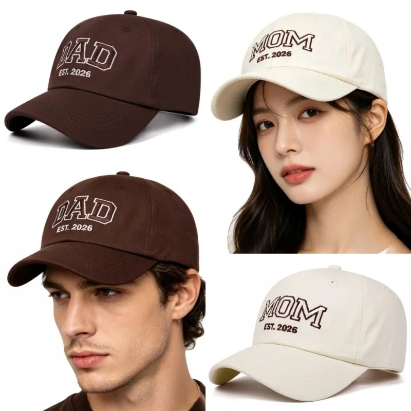 NEW DAD MOM Embroidery Solid color Men's Baseball Cap For Man Womne's Outdoor Fashion Sport Golf Caps Sun Hat Dropshipping