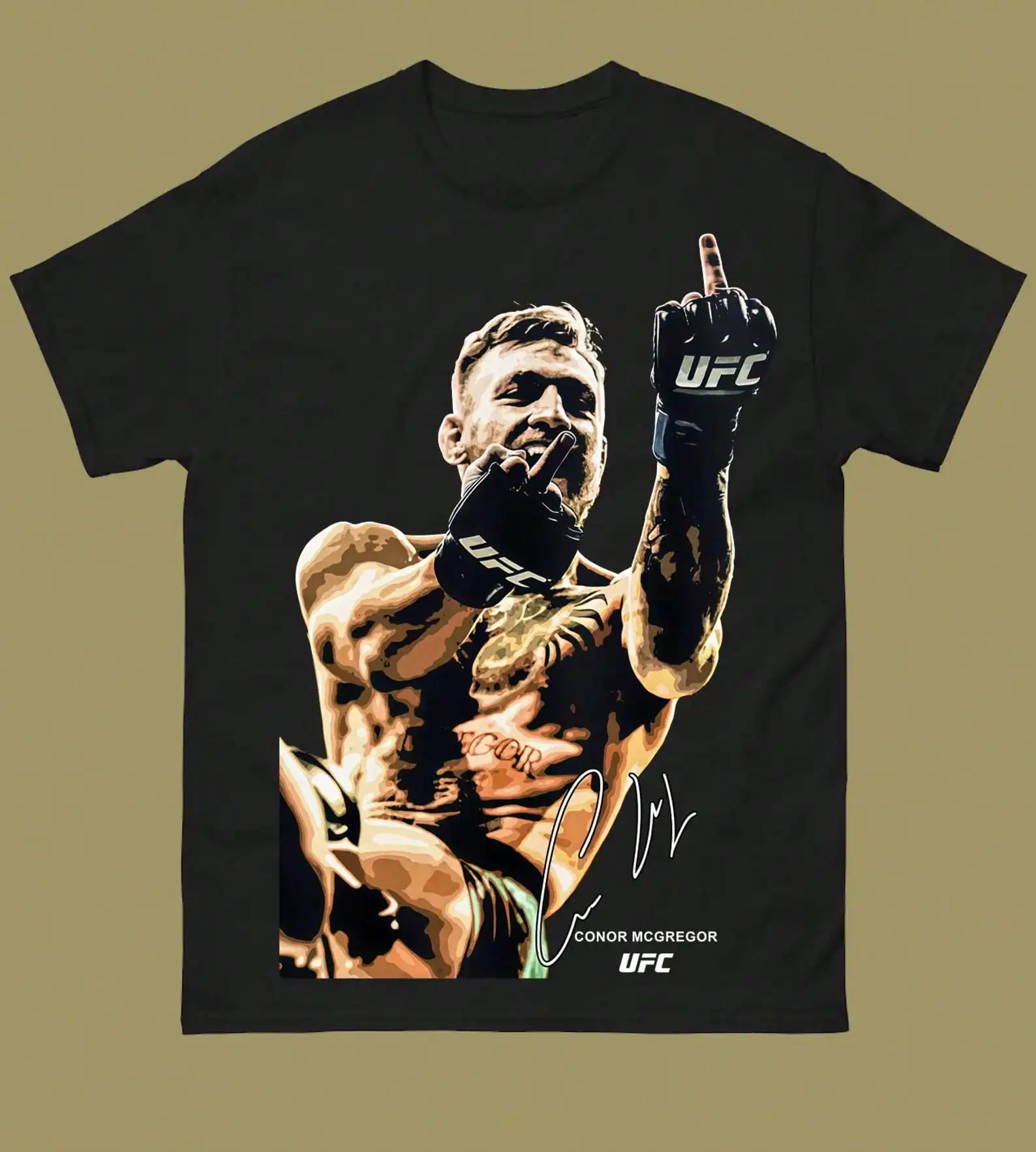 Plus Size- Single-sided Printed Round Neck Short-sleeve T-shirt| Men's 
