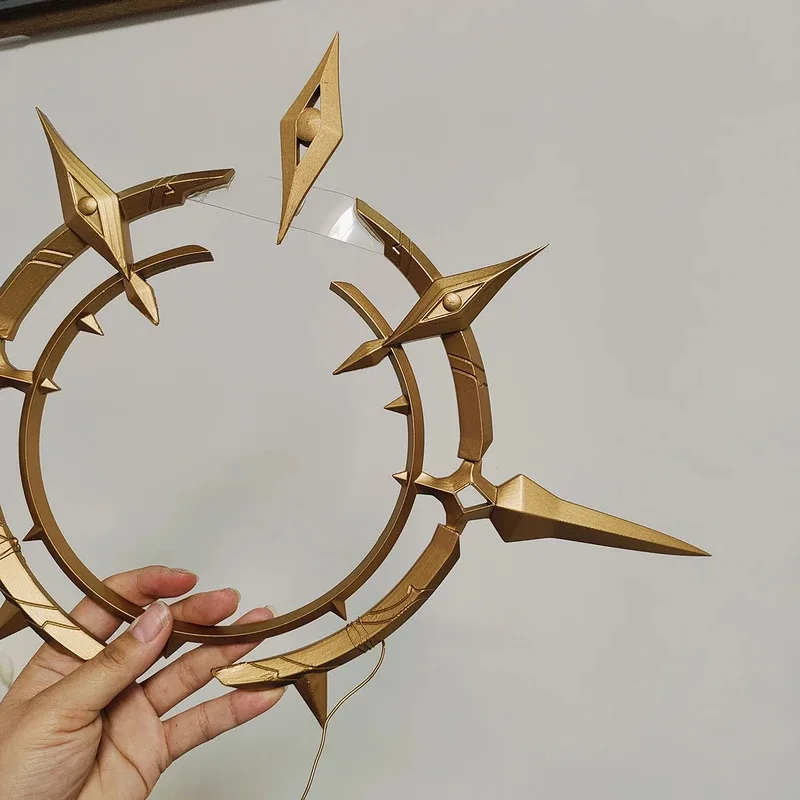 متوفر في المخزون لعبة هونكاي ستار ريل أحدث أغطية الرأس التأثيرية الأحد هالة الأذن أقراط مشبكية ملحقات حفلات الهالوين #3