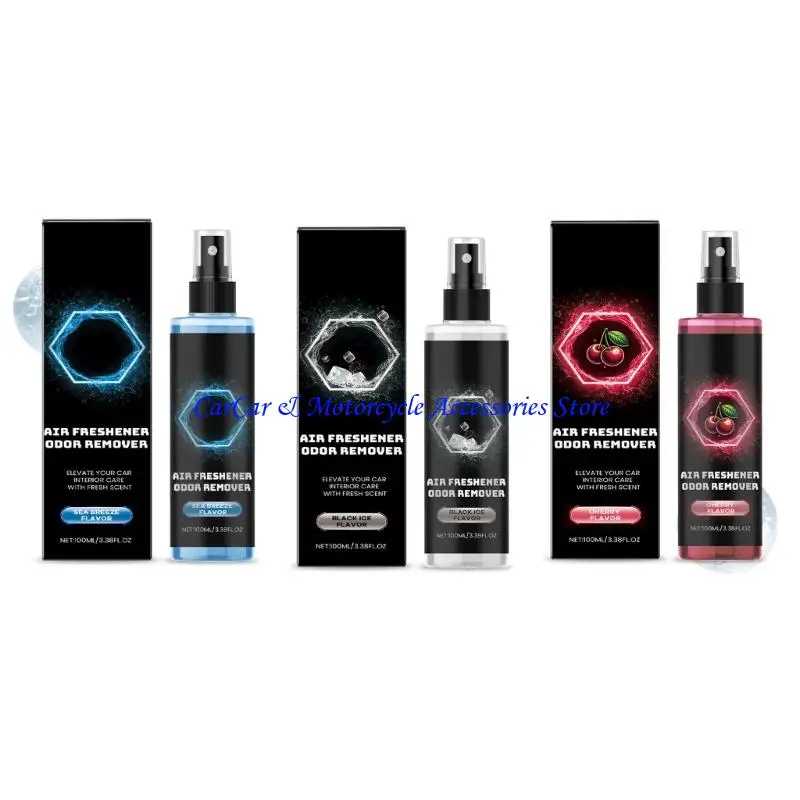 

G5AD 100ml Natural Fragrances Liquid Sprayer Air Freshener Deodorant Sprayer for Car Home
