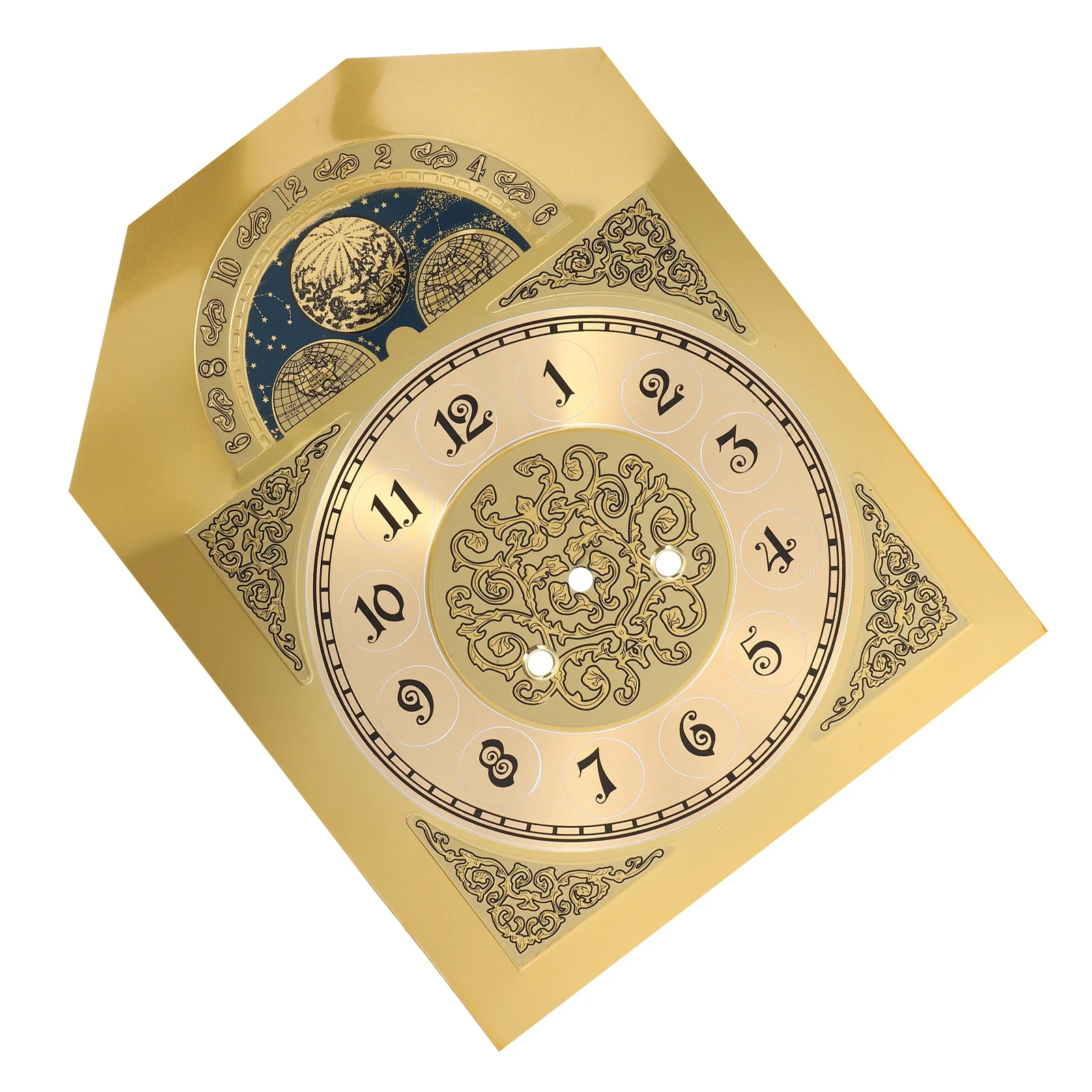 

Stylish Metal Clock Dial with Arabic Numerals for Quartz Wall Clock DIY Face Replacement Minimalist Decor Functional Design