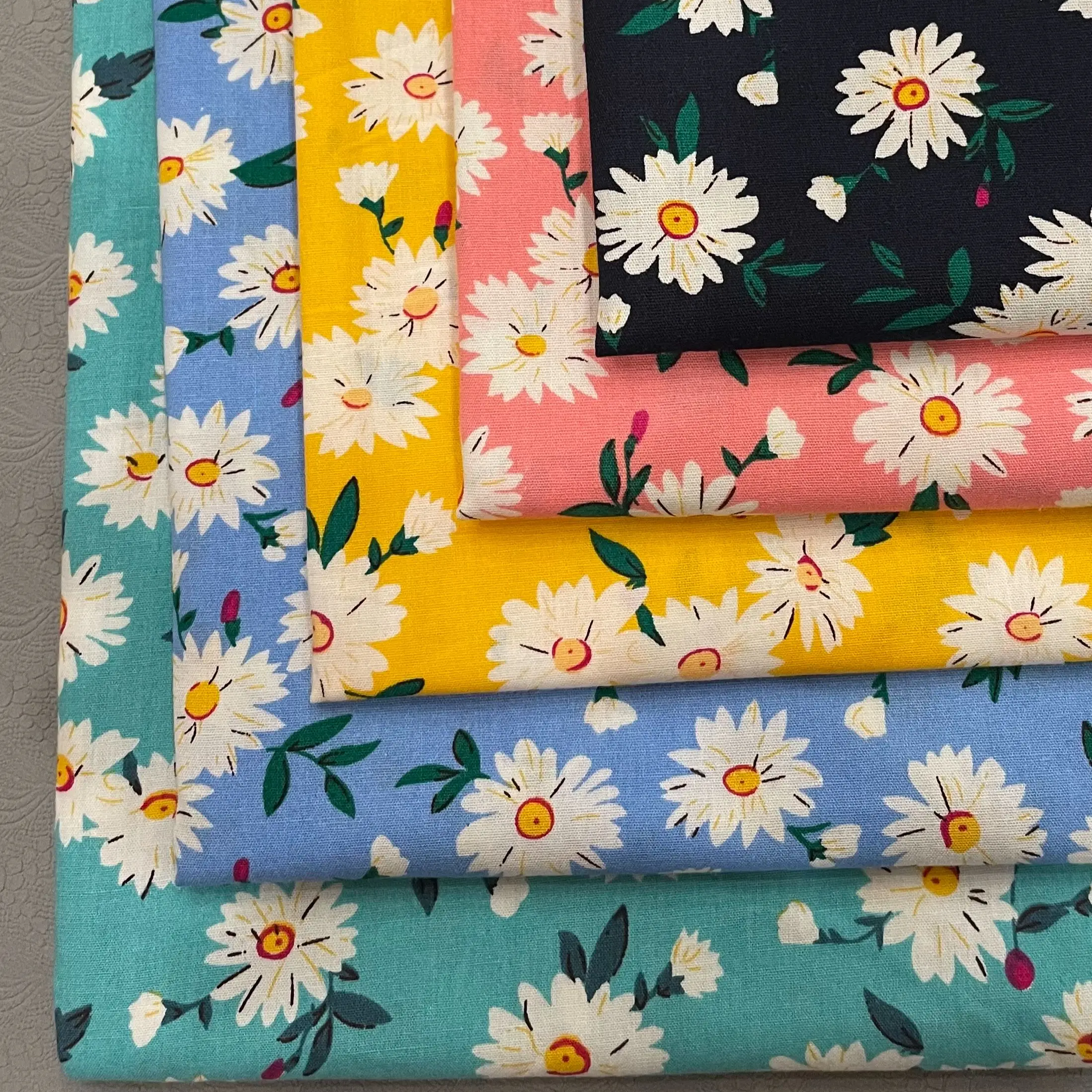 Tissu imprimé numérique pour la couture, 100% coton, pages similaires des années 40, fleurs et plantes d'Andrador, jupe de robe de gril, popeline de créateur pour enfants