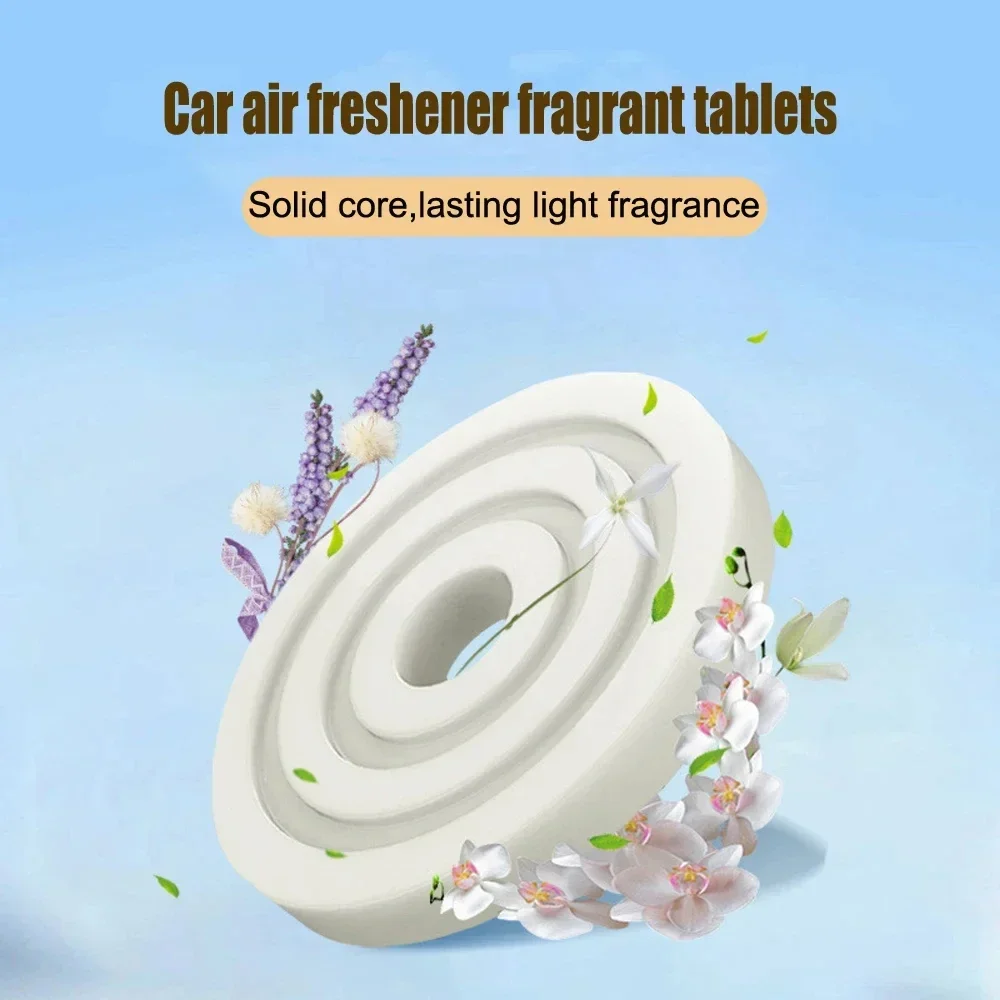 1 PCS Automobile Perfume Car Air Freshener Fragrant Tablets PE Material Perfume Diffuser Supplement Car Care Accessories