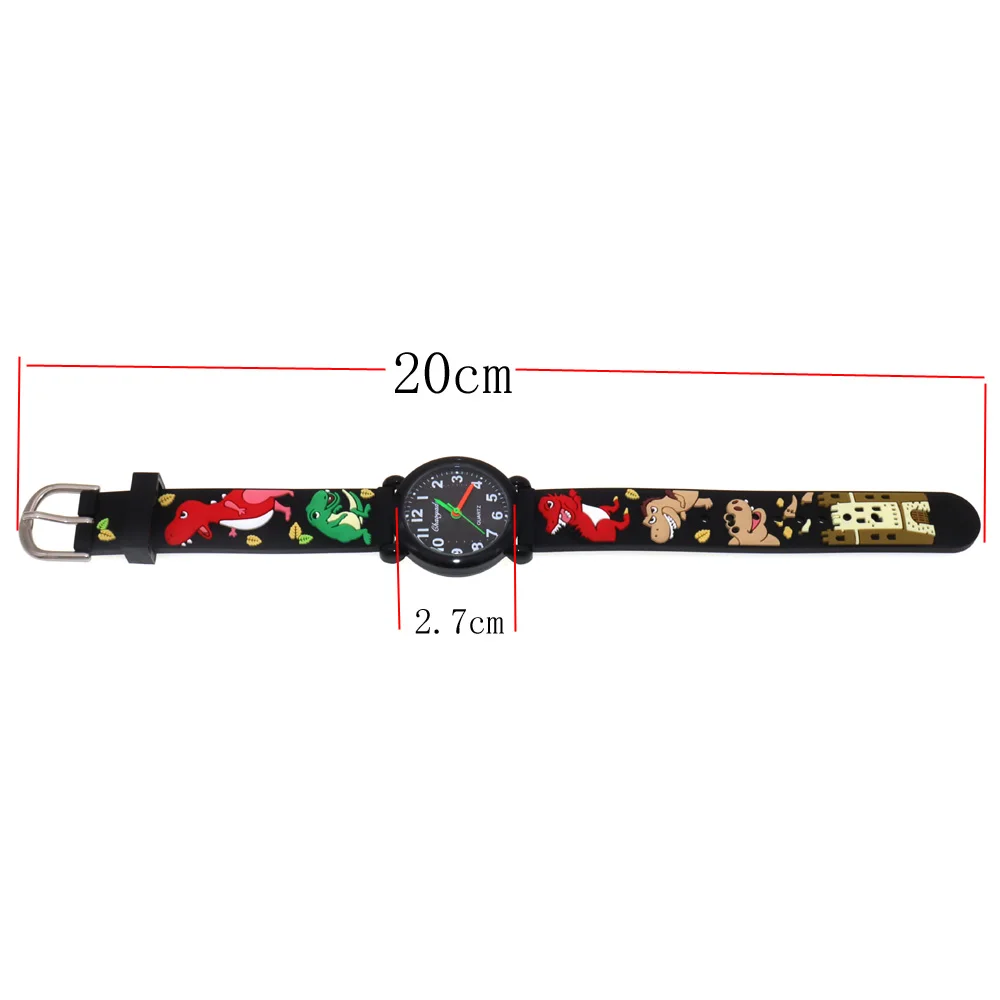 New Boys Girls Fashion Silicone Strap Quartz Watches Children Kids Students Cool Waterproof Clocks Christmas Gifts