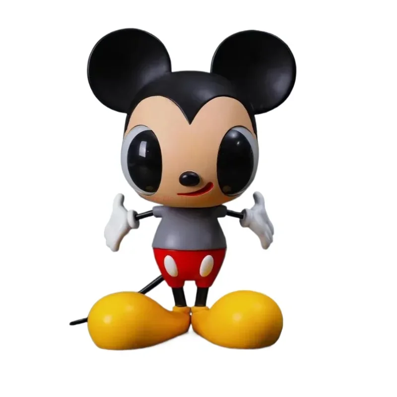 Disney Mickey Mouse Big-eyed Ornaments Figure Sculpture Toy Doll Model Collection Home Decoration Kids Brithday Christmas Gifts