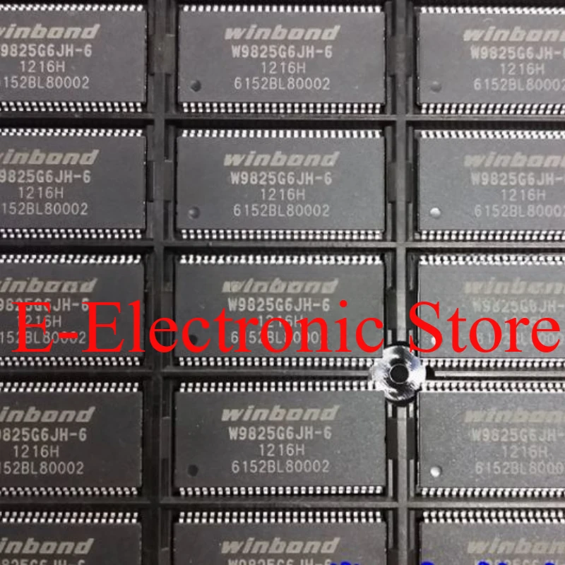 

10PCS/LOT W9825G6JH-6 W9825G6KH-6 W9825G6EH-6 TSOP54 W9425G6JH-5 4 M X 4 BANKS X 16 BITS SDRAM