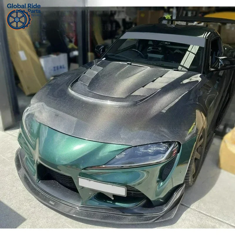 

Suitable FOR Toyota Supra A90/JZA90 Front Hood VRS Multi-Vent Carbon Fiber Aerodynamic