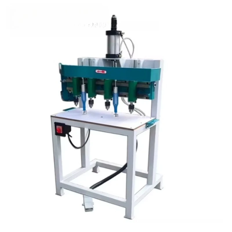 

Pneumatic Vertical Multi-Axis Wood Boring Four-Line Drilling Machine Multiple Heads Motor Core Multi-Task Drilling 1500W 22mm