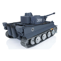1/16 RC Tank HENG LONG 7.0 Tiger I 3818 W/ Barrel Recoil Metal Tracks Wheels IR Battle BB Airsoft Smoke Effect Cars Outdoor Toys