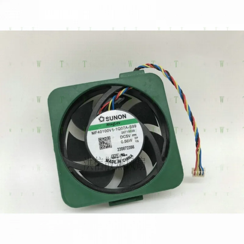 H  1 pcs  FOR SUNON 4010 MF40100V1-1Q07A-S99 DC5V 0.56W 4CM ultra quiet fan