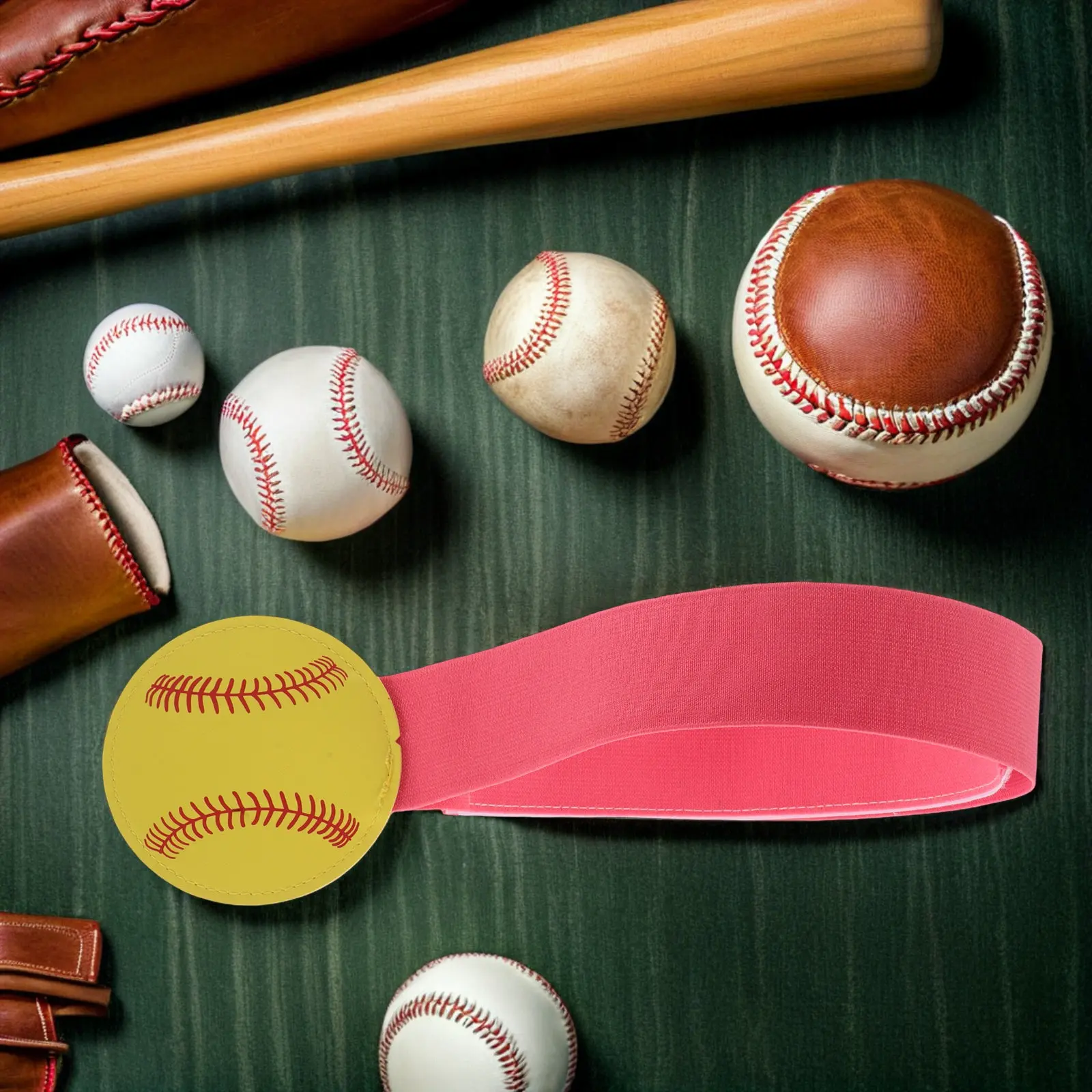 

Износостойкое полиэстеровое тренировочное оборудование для софтбола: кольцо-тренажер для питчеров с ремнем для ног для отработки бросков на открытом воздухе