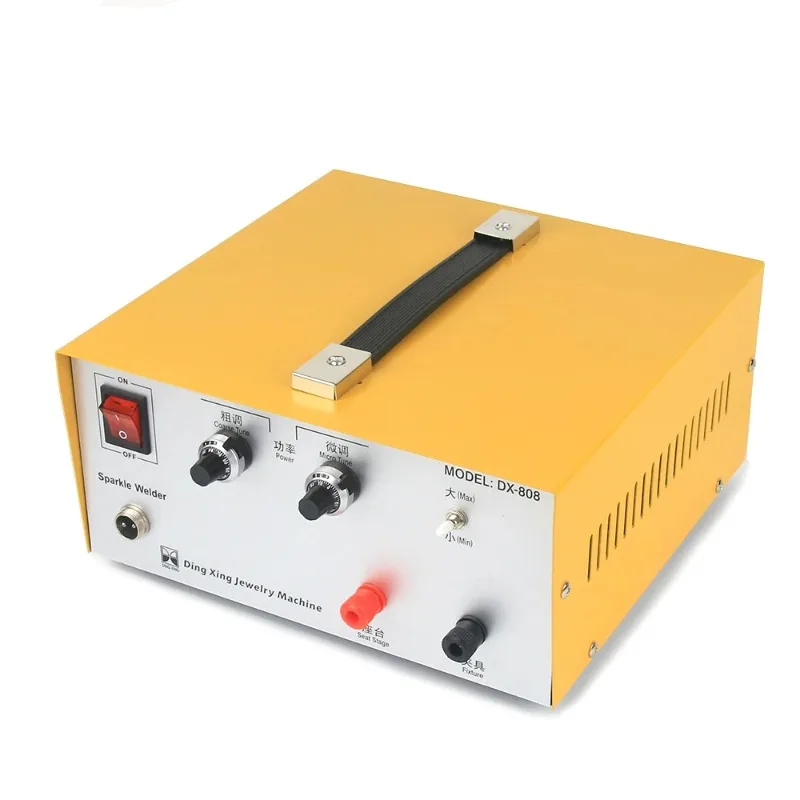 DX-80A Handheld Pulse Laser Spot Welder, Mini Spot Welding Machine for Gold & Silver Jewelry Processing, 110V/220V 50/60Hz