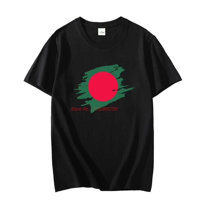 Flaga Bangladeszu męska koszulka Bangladeshi krykiet wsparcie sportowe dumny top Tee Hipster obszerna koszulka męska bluza Tees