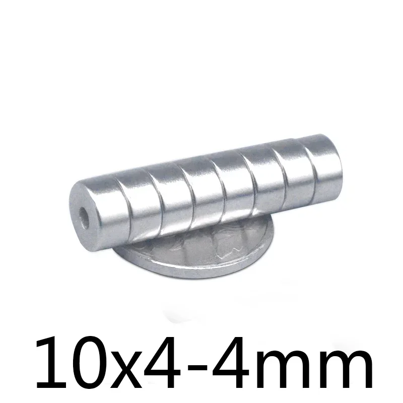 10x4-4 N35 Powerful Magnets 10*4 mm Hole 4mm Permanent Round Countersunk Neodymium Magnetic Magnet 10*4-4 mm