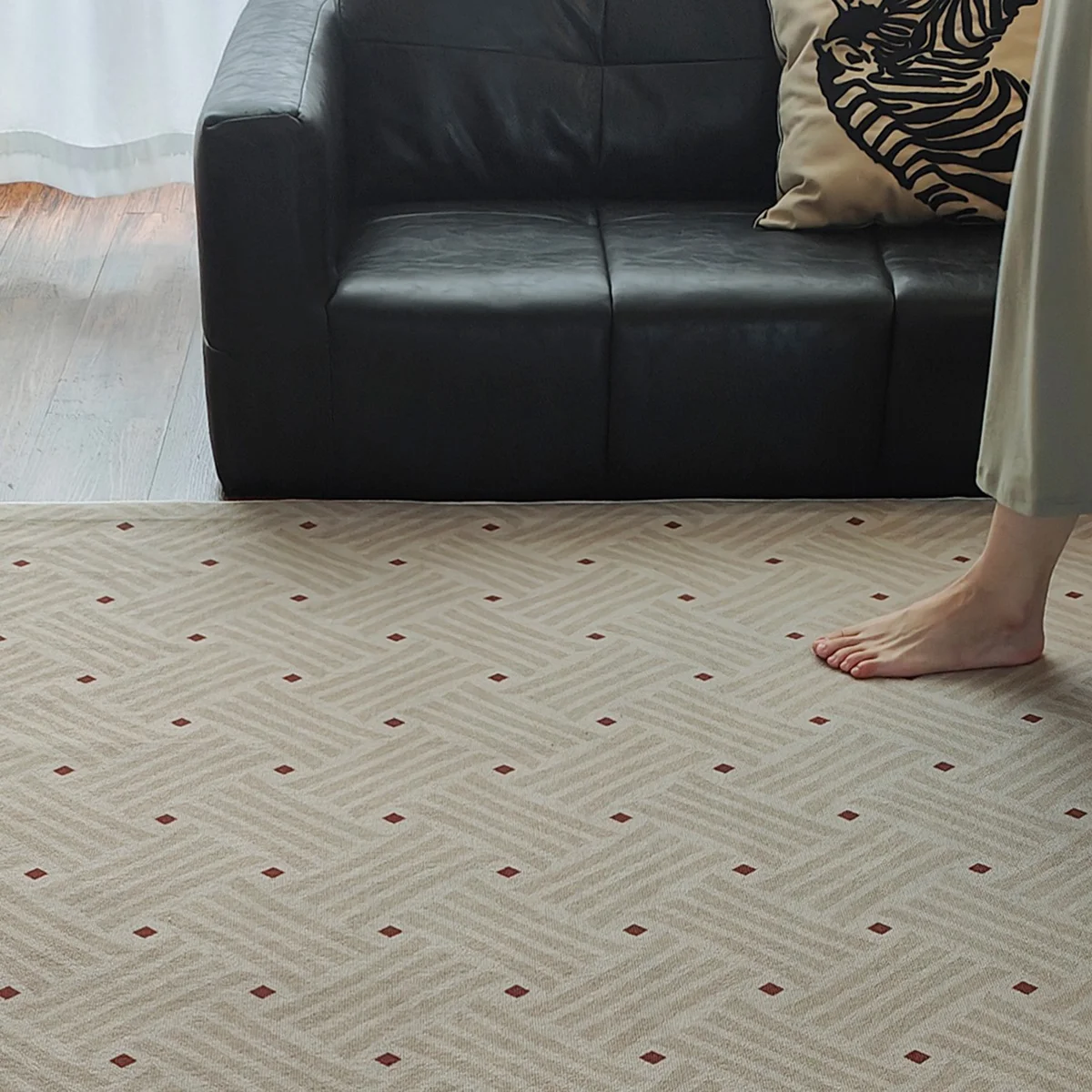 

Large Area Rugs For Living Room Vintage Bedroom Bedside Floor Mats Foldable Machine Washable Soft Plush Carpet Alfombra Salón