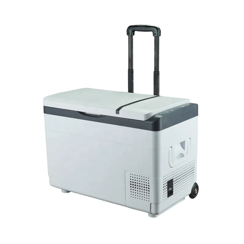 

12V Portable Trolley Type Battery Fridge Car Fridge 30l Camping Fridge Freezer