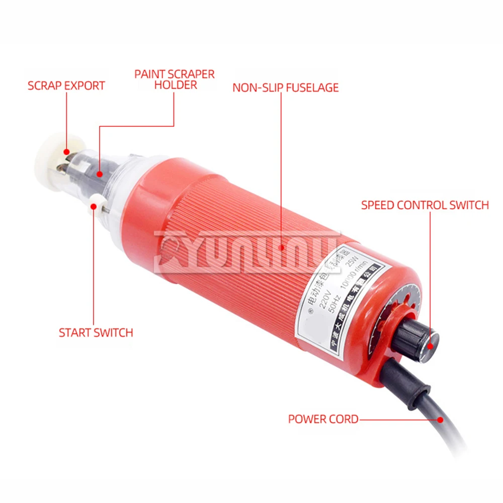 Enameled Copper Wire Stripping Machine Electric Paint Scraper Tool JIK-2-S Varnished Wire Stripper проволока 0.3-2mm