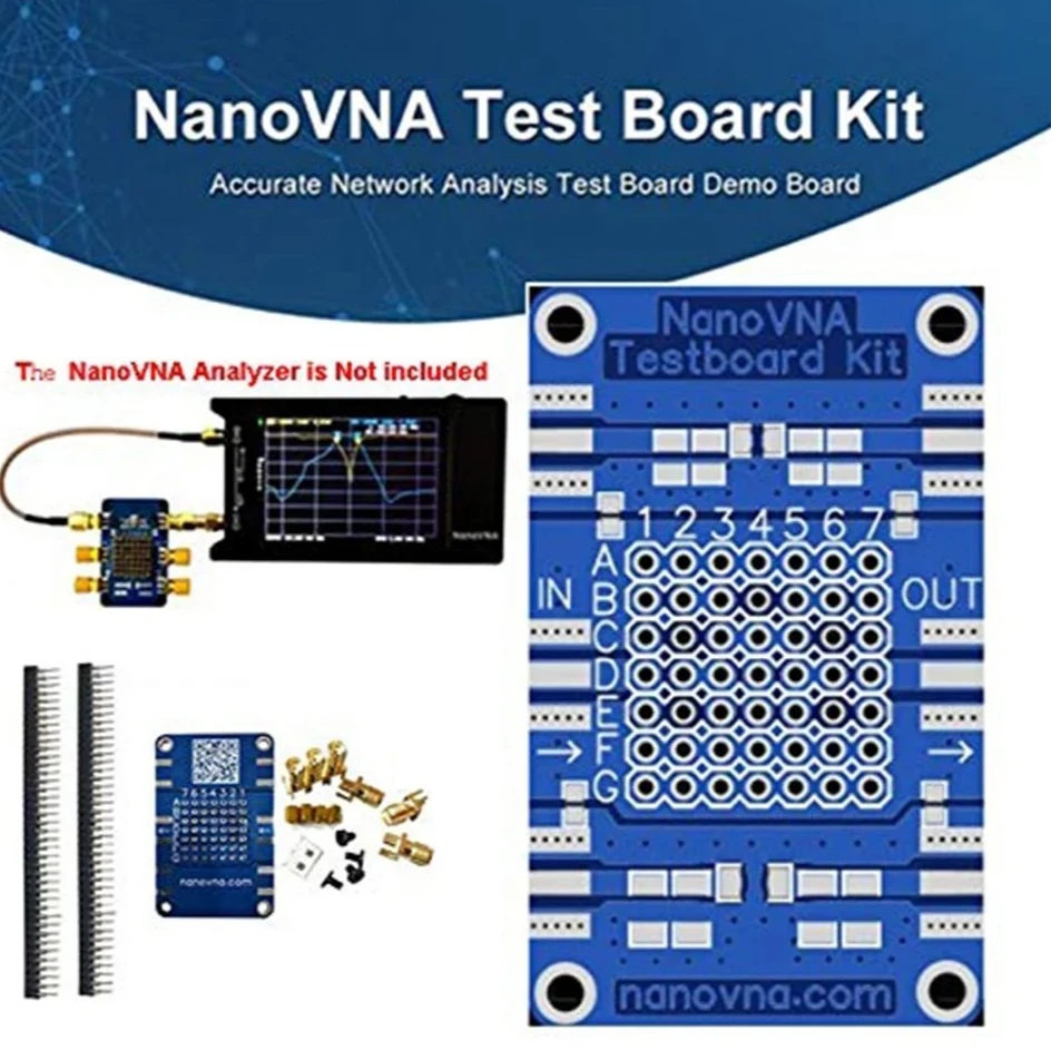 NanoVNA Testboard Network Analyysis Test Board Demonstration Board Vector Network Analyzer Test Board Kit