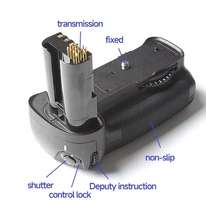 Super Deal -MB-D200 Battery Grip For Nikon D200 For Nikon D200 Works With EN-El3e & AA Vertical Grip For Professional