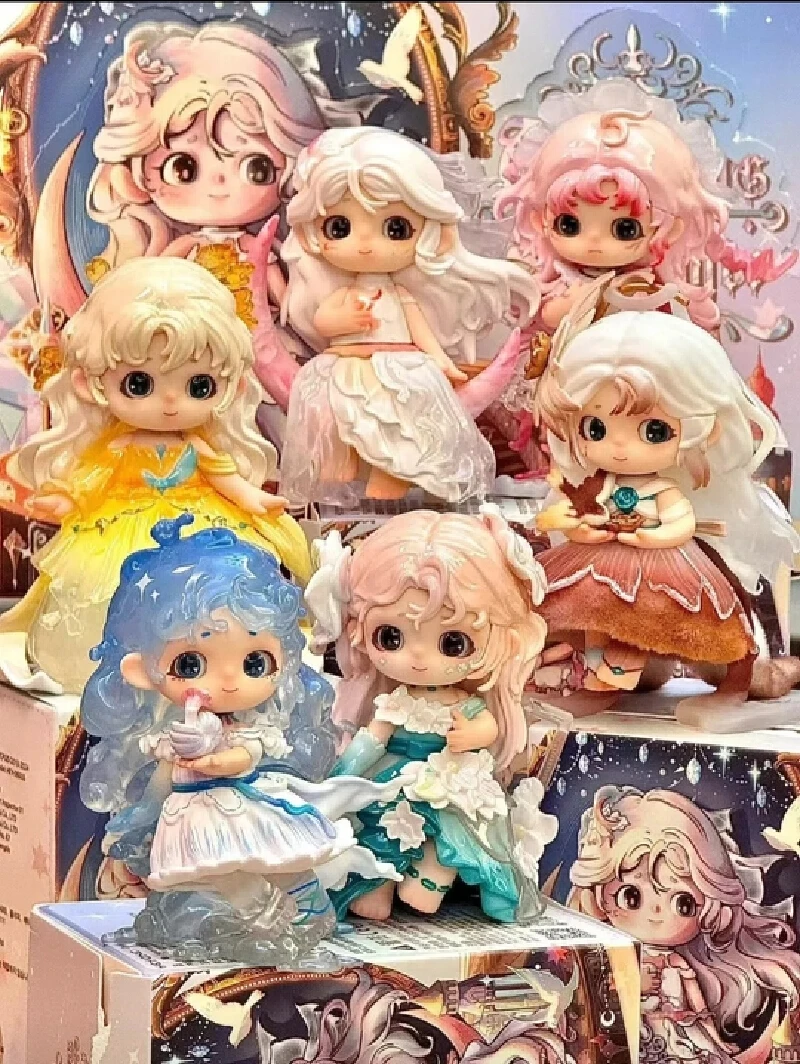 

Гречневые звезды, сверкающая серия момент, слепая коробка, милый мультяшный настольный орнамент ручной работы, модная игровая кукла, слепая коробка, игрушка в подарок